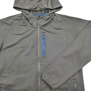 Orvis Horseshoe Hills Full-Zip Hoodie 3FTA Outdoor Hiking Gray Mens Medium